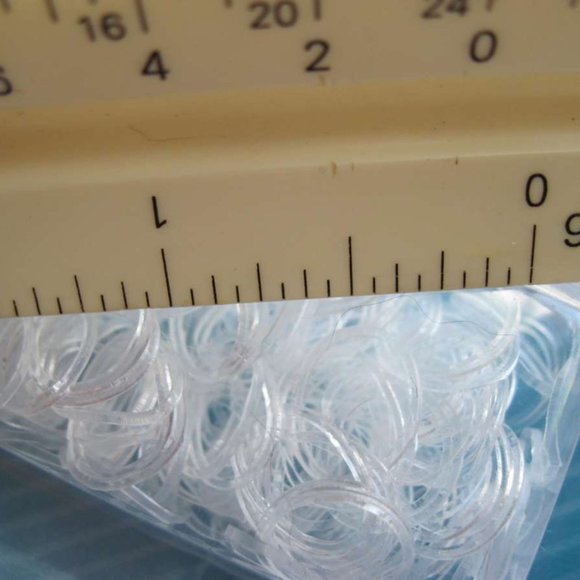 260 Goody Value Pack Clear Ouchless No Metal 3 Sizes Poly Elastic Hair Bands - Picture 2 of 9